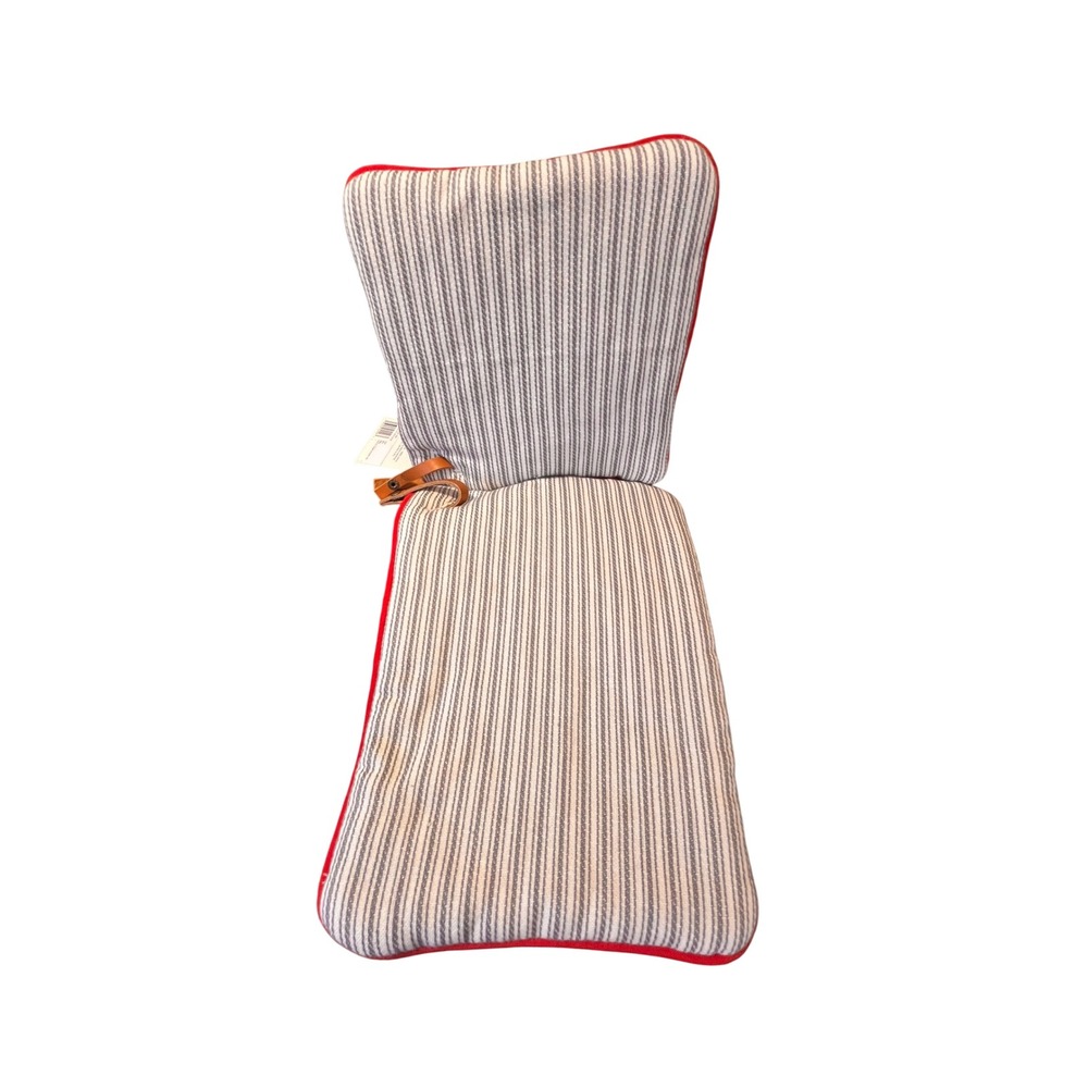 Hearth & Hand Magnolia JOY Potholder Set 2pc Red White Ticking Stripe Holiday - Picture 3 of 6